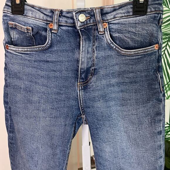 Zara Womens High Rise Skinny Ankle Jeans Size 4 - Picture 8 of 8
